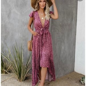 Vici Collection More To Love High Low Maxi Dress